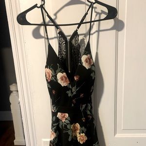 New open back floral dress